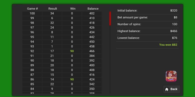 roulette simulator free