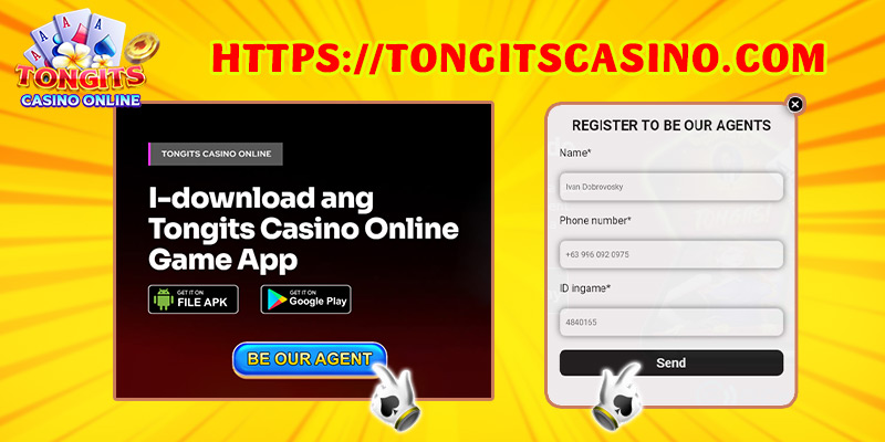how to register as an agent of tongits online casino